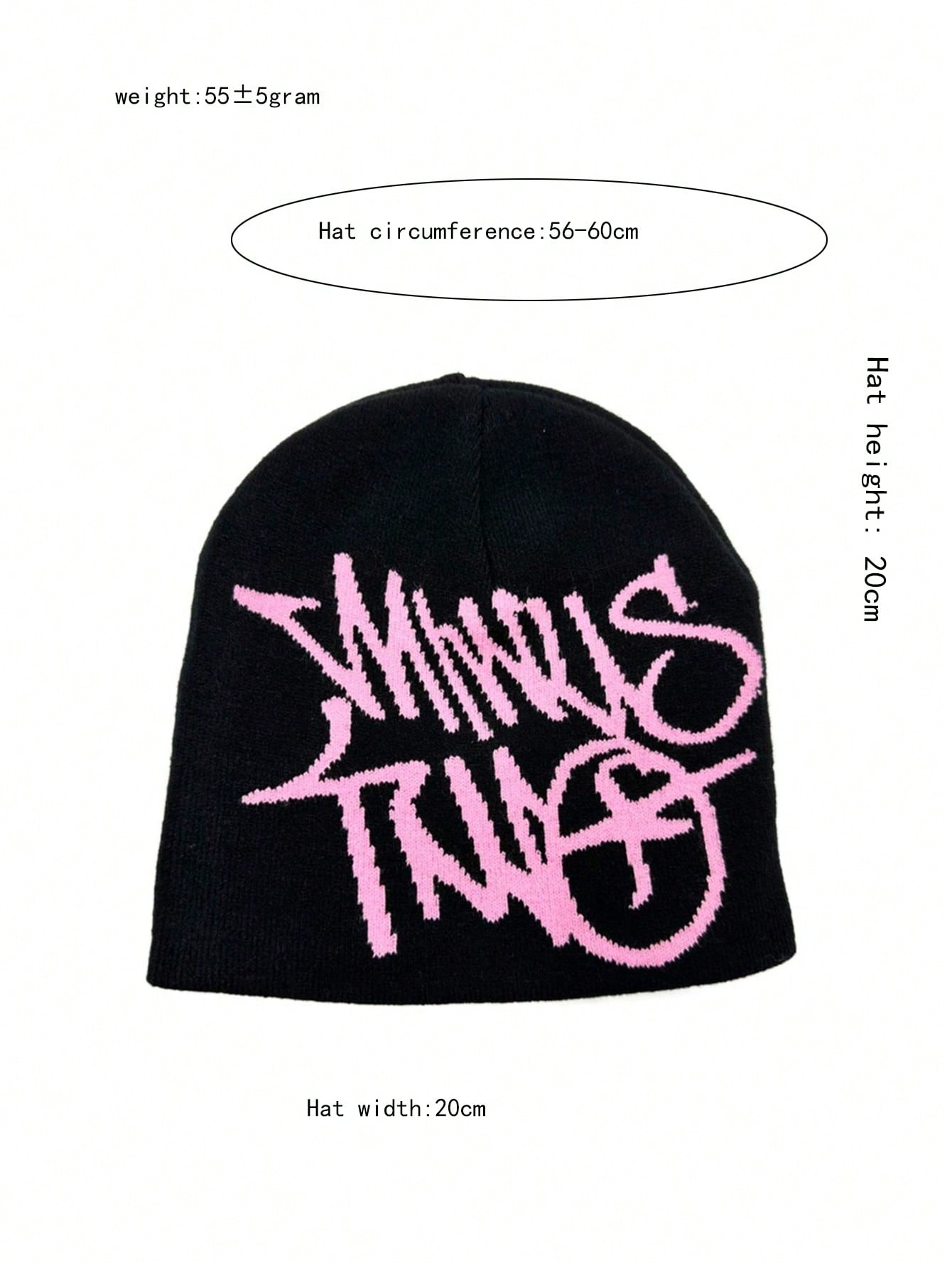 قبعة صوف محبوكة نسائية