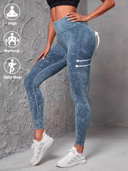 طماق رياضي صبغ متعادل تحكم البطن