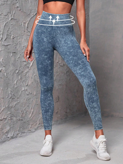 طماق رياضي صبغ متعادل تحكم البطن