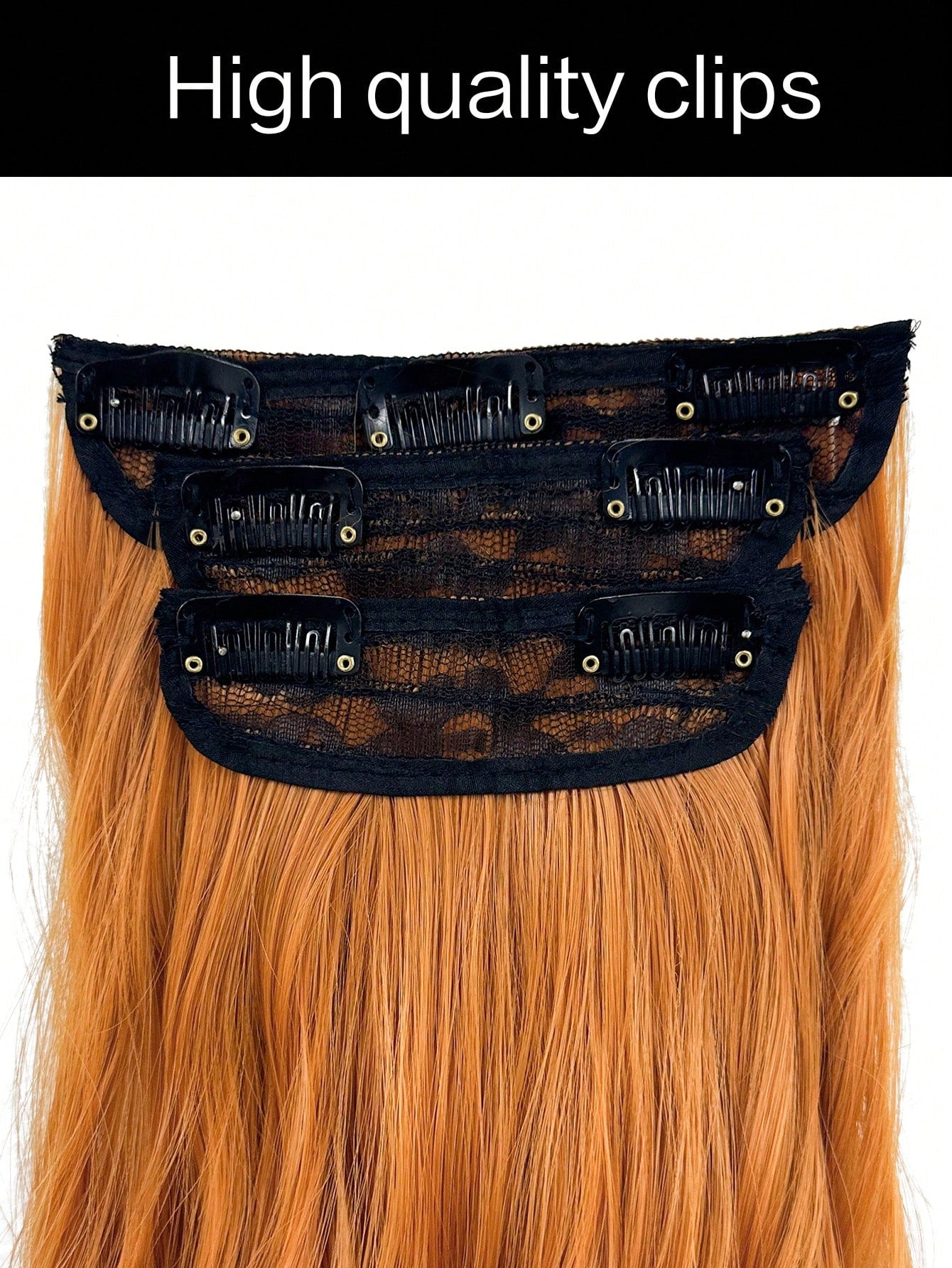 إضافات للشعر يتم تثبيتها بالكلبس - 7 قطع 24 بوصة - تمديدات شعر مائية للنساء بأطوال كاملة من الشعر الاصطناعي باروكة