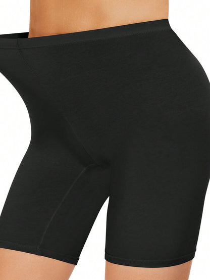 سروال داخلي نسائي شورت بحجم زائد، سروال بوكسر ضد التهيج والاحتكاك الناتج عن الفساتين الداخلية أو قيادة الدراجات