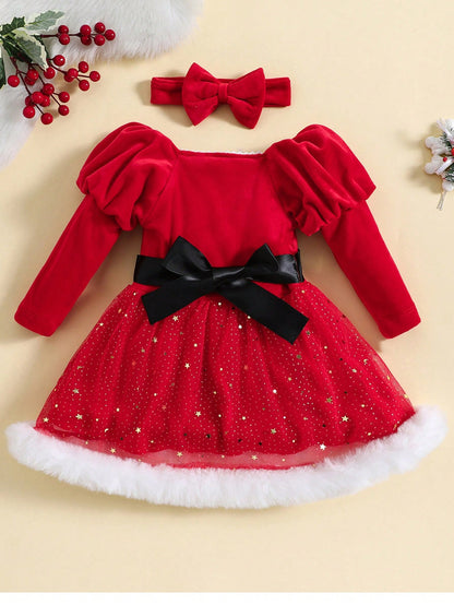 فستان طويل للرضع و الأطفال الصغيرات