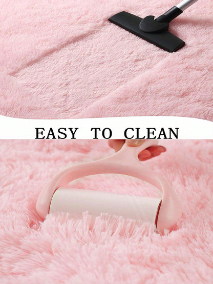 سجادة Pv ناعمة للغاية بشعر طويل و قابلة للغسل قطعة واحدة، مناسبة لغرفة الأطفال والغرفة المعيشي