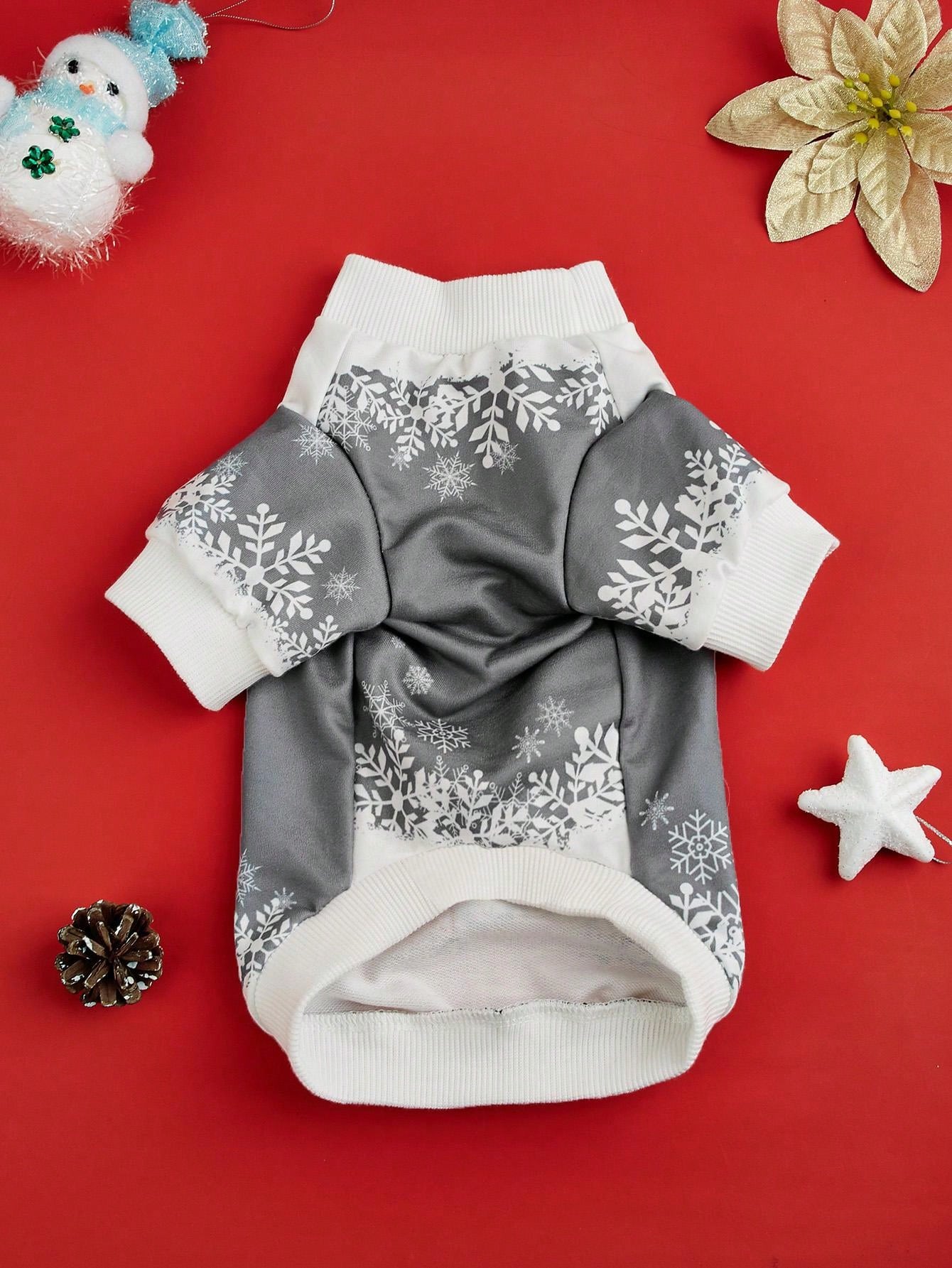 البلوز طباعة عيد الميلاد ثلج