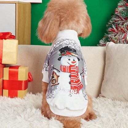 البلوز طباعة عيد الميلاد ثلج