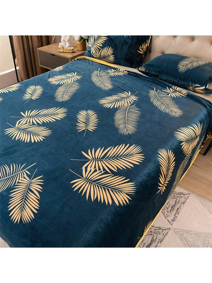 بطانية سميكة من الكشمير السحابي على الوجهين لقيلولة المكتب، بطانية سرير مفردة/مزدوجة