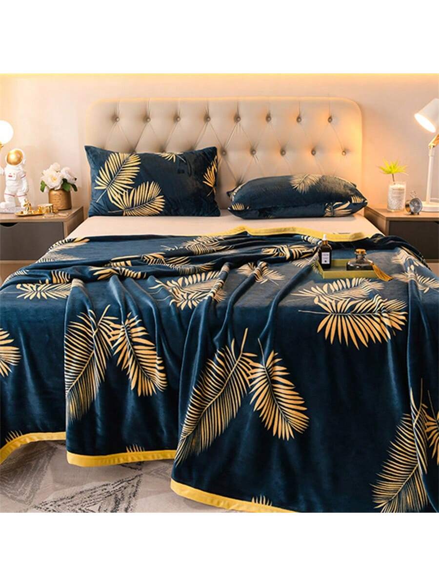 بطانية سميكة من الكشمير السحابي على الوجهين لقيلولة المكتب، بطانية سرير مفردة/مزدوجة