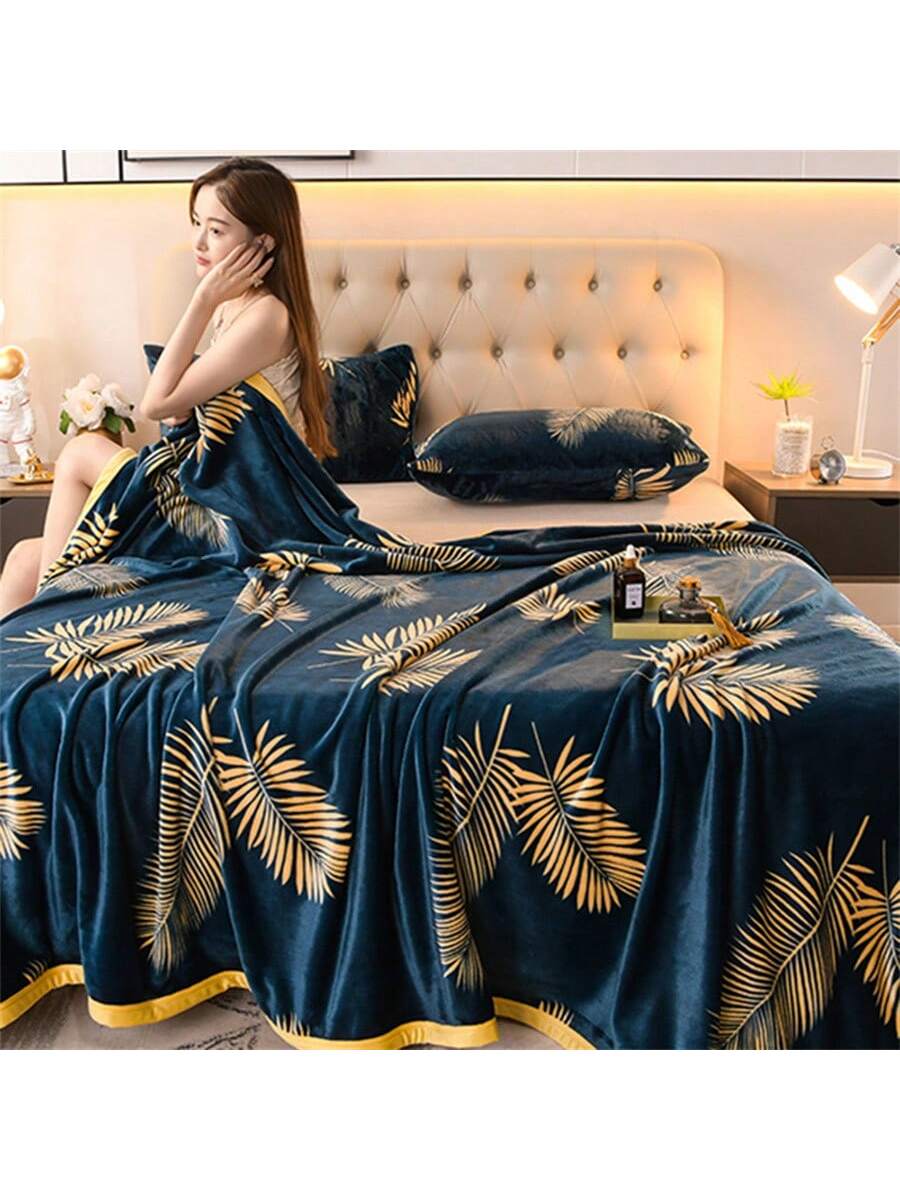 بطانية سميكة من الكشمير السحابي على الوجهين لقيلولة المكتب، بطانية سرير مفردة/مزدوجة