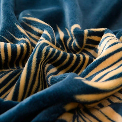 بطانية سميكة من الكشمير السحابي على الوجهين لقيلولة المكتب، بطانية سرير مفردة/مزدوجة