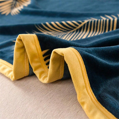 بطانية سميكة من الكشمير السحابي على الوجهين لقيلولة المكتب، بطانية سرير مفردة/مزدوجة