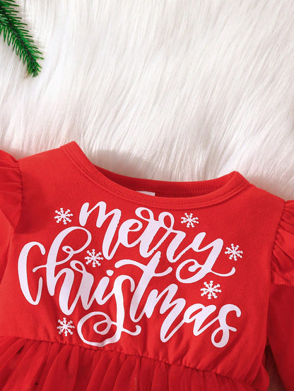 فستان بناتي اطفال كريسماس