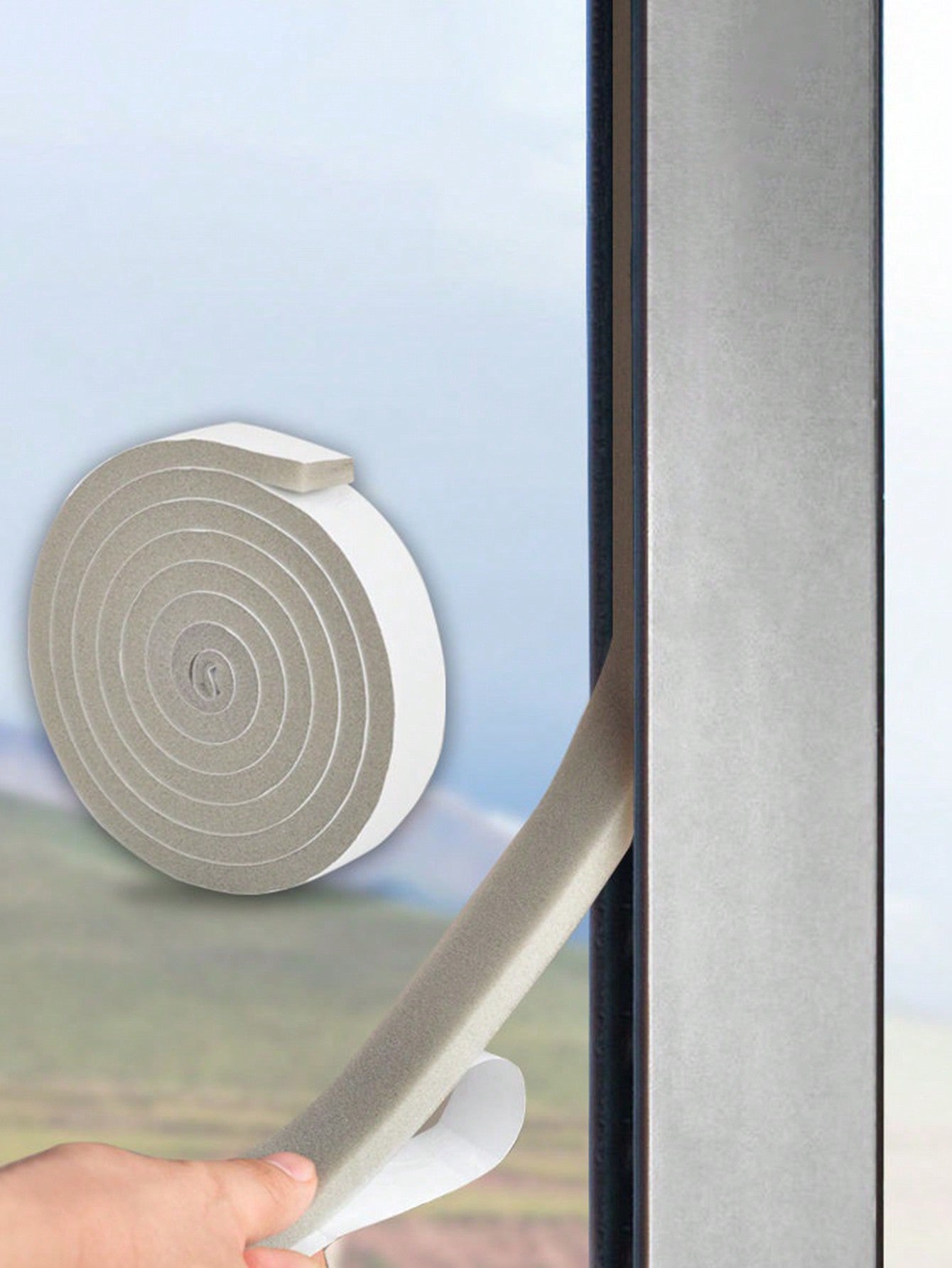 شريط ختم ذاتي اللصق العازل للرياح للأبواب والنوافذ