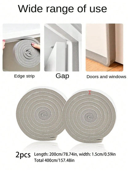 شريط ختم ذاتي اللصق العازل للرياح للأبواب والنوافذ