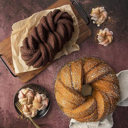 مقلاة خبز توست مستطيلة الشكل باللون الرمادي