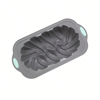 مقلاة خبز توست مستطيلة الشكل باللون الرمادي