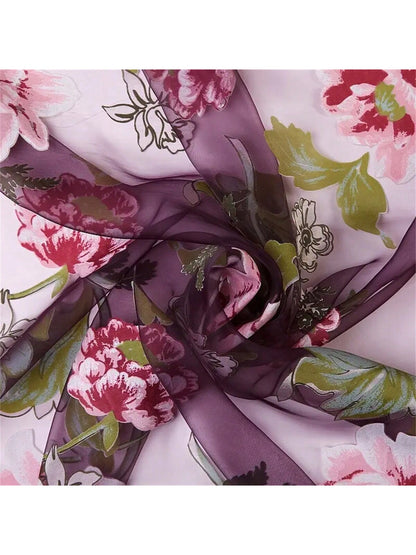 ستائر الوردية النفاذة وردية مزهرة واحدة لغرفة المعيشة غرفة النوم المطبخ ستائر فاخرة مثقبة من الزهور البيونية لتعليق الستائر