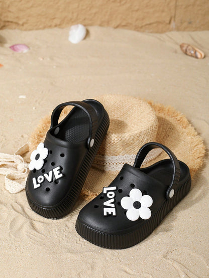 نعل شبشب نسائية بإطلالة مفتوحة على الأصابع و كعب سميك ، عصرية ، مريحة ، لا تنزلق ، مناسبة للشاطئ و الأنشطة الخارجية ، مصنوعة من إيفا