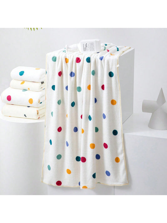 منشفة حمام مطبوعة من الصوف القطني، امتصاص جيد، تنفس ،لا تتساقط