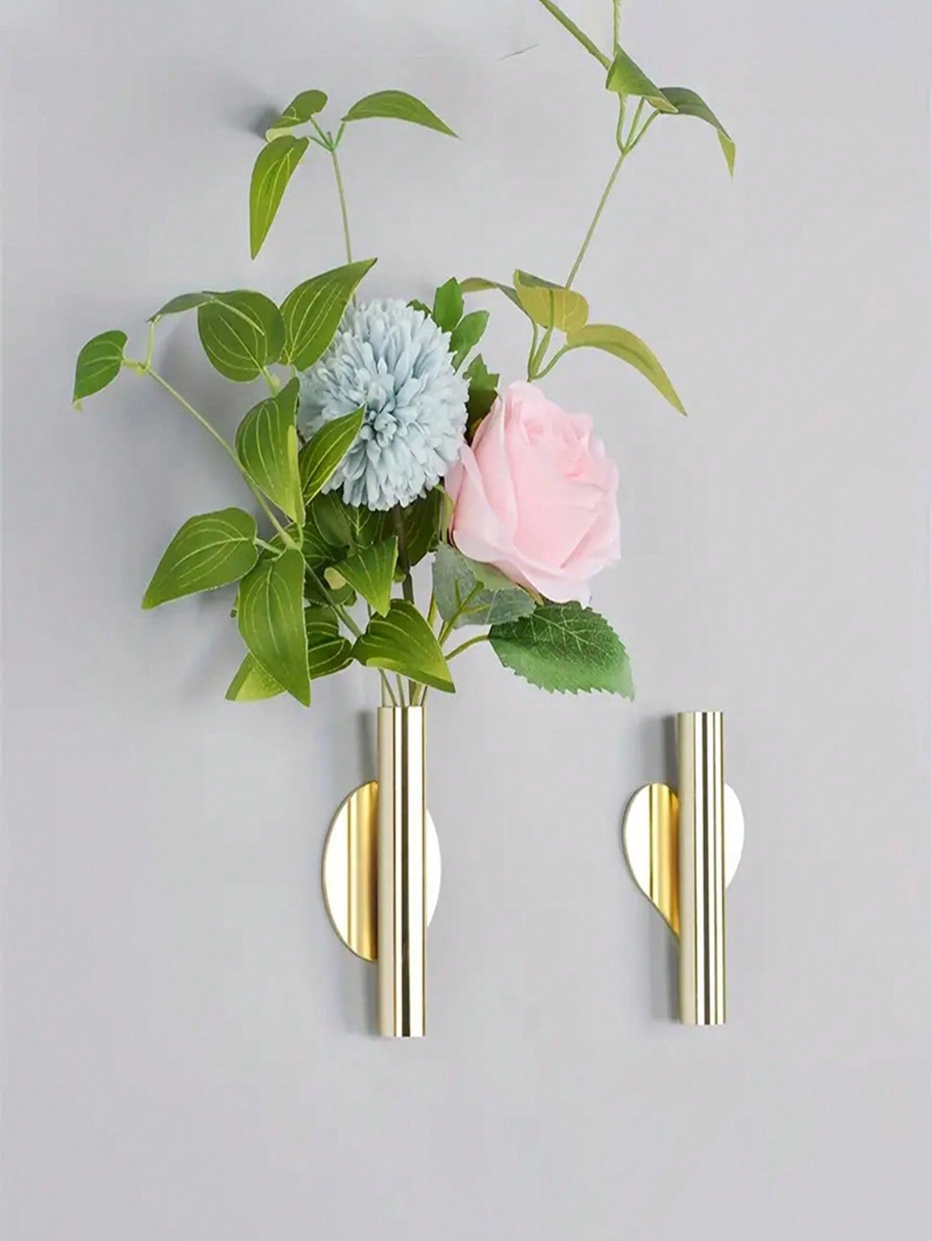 إناء زهرة جداري مع لاصق