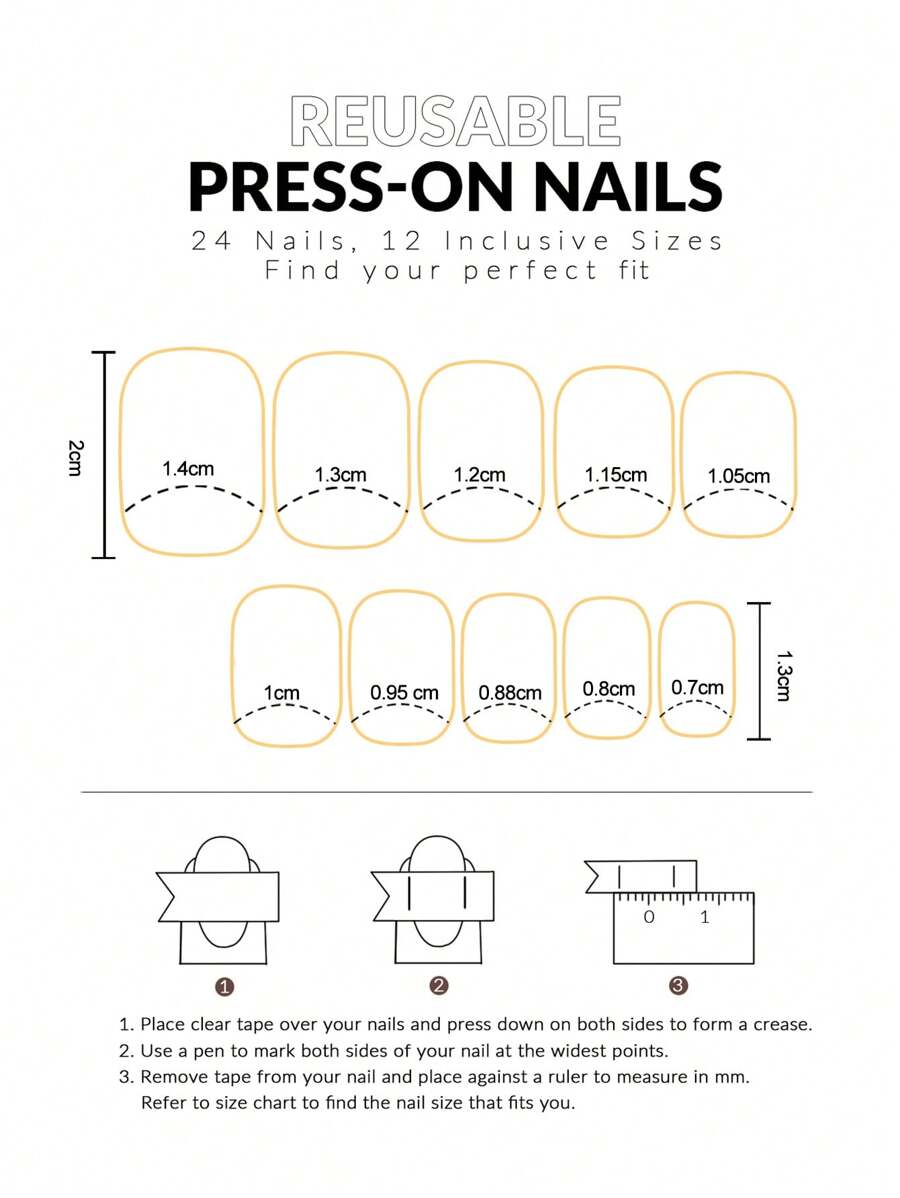 الأظافر الاصطناعية المربعة القصيرة الأنيقة، الوردي والأبيض