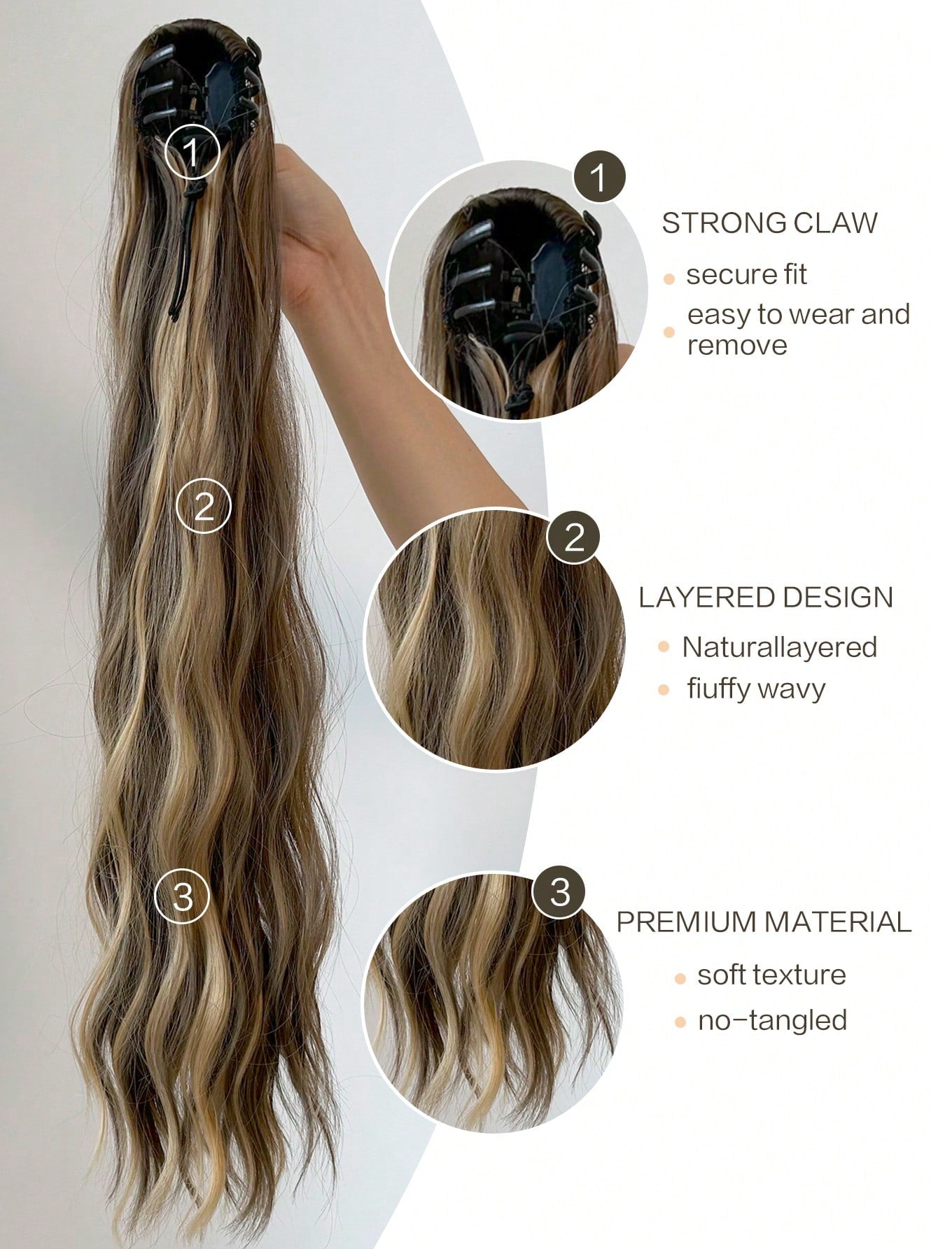 وصلات شعر مخلب