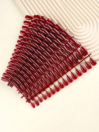 أظافر كاذبة بموحد اللون