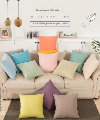 غطاء وسادة أخضر