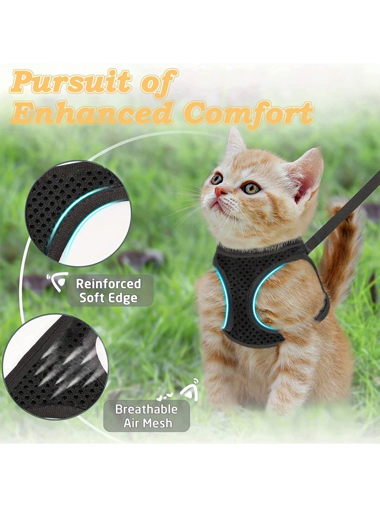 حبل ربط ذو قدرة صدمات واسعة النطاق، حزام صدر وظهر بستايل السترة الأسود/الأخضر