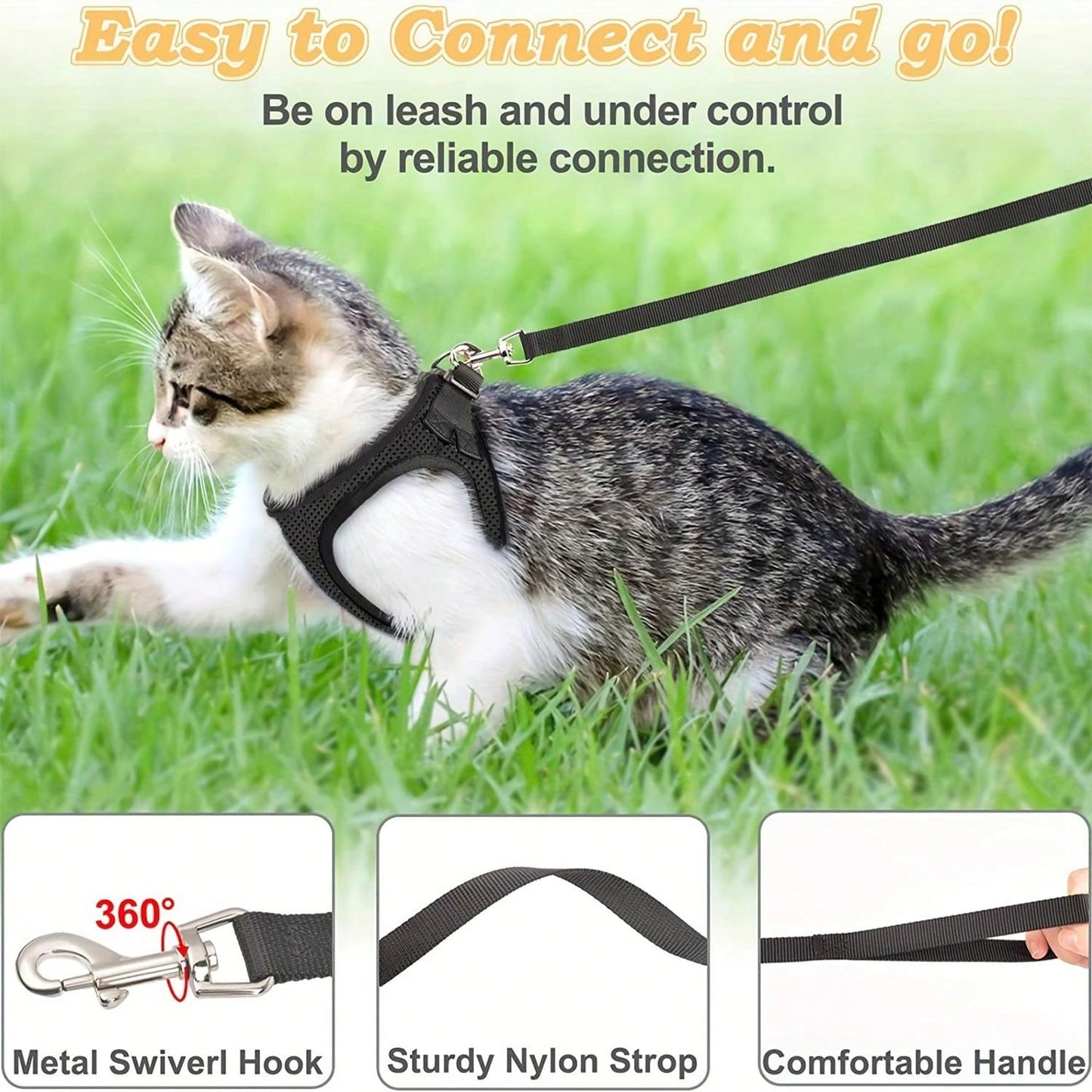 حبل ربط ذو قدرة صدمات واسعة النطاق، حزام صدر وظهر بستايل السترة الأسود/الأخضر