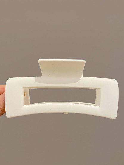 مشبك شعر بلاستيك خفيف الوزن كبير المربع