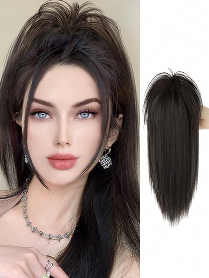 دمية شعر بوني تيل فوارق وإكليلات من الشعر المستعار المموج