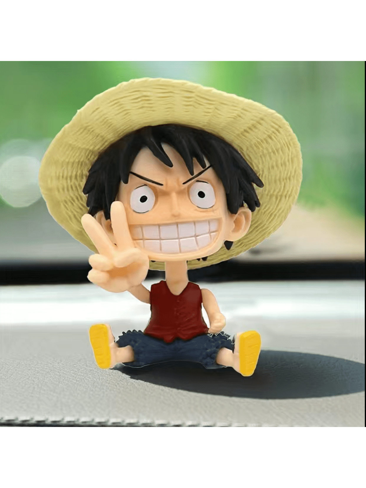 دمية متحرّكة لشخصيّة كرتون الأنيمي 1 قطعة: لعب جمع الألعاب الممتعة لتزيين لوحة إعلانات السيارة