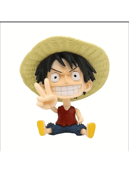 دمية متحرّكة لشخصيّة كرتون الأنيمي 1 قطعة: لعب جمع الألعاب الممتعة لتزيين لوحة إعلانات السيارة