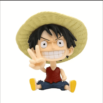 دمية متحرّكة لشخصيّة كرتون الأنيمي 1 قطعة: لعب جمع الألعاب الممتعة لتزيين لوحة إعلانات السيارة