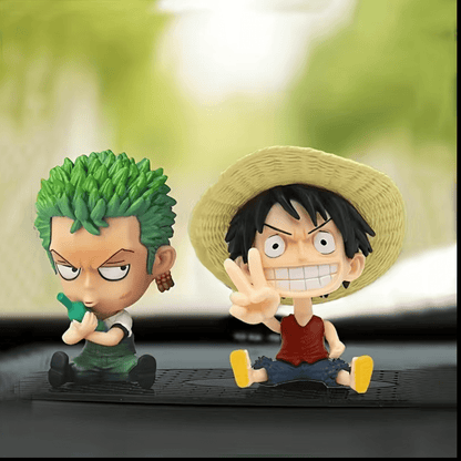 دمية متحرّكة لشخصيّة كرتون الأنيمي 1 قطعة: لعب جمع الألعاب الممتعة لتزيين لوحة إعلانات السيارة