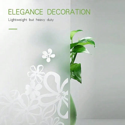 بطانة ستارة حمام بلاستيكية Peva بزهر أبيض للحمام بملحقات الحمام والغرفة. ومضادة للماء مع خطافات بلاستيكية وحلقات معدنية. دائمة ومتينة.