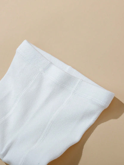 جوارب طفل بربطة صليبة واحدة مزينة بزهر واحد لون لربيع وخريف