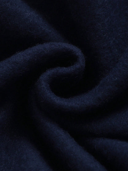 طقم قميص ثقيل بياقة وبنطلون من الفليس للشباب 2 قطعة, مُسمَّك