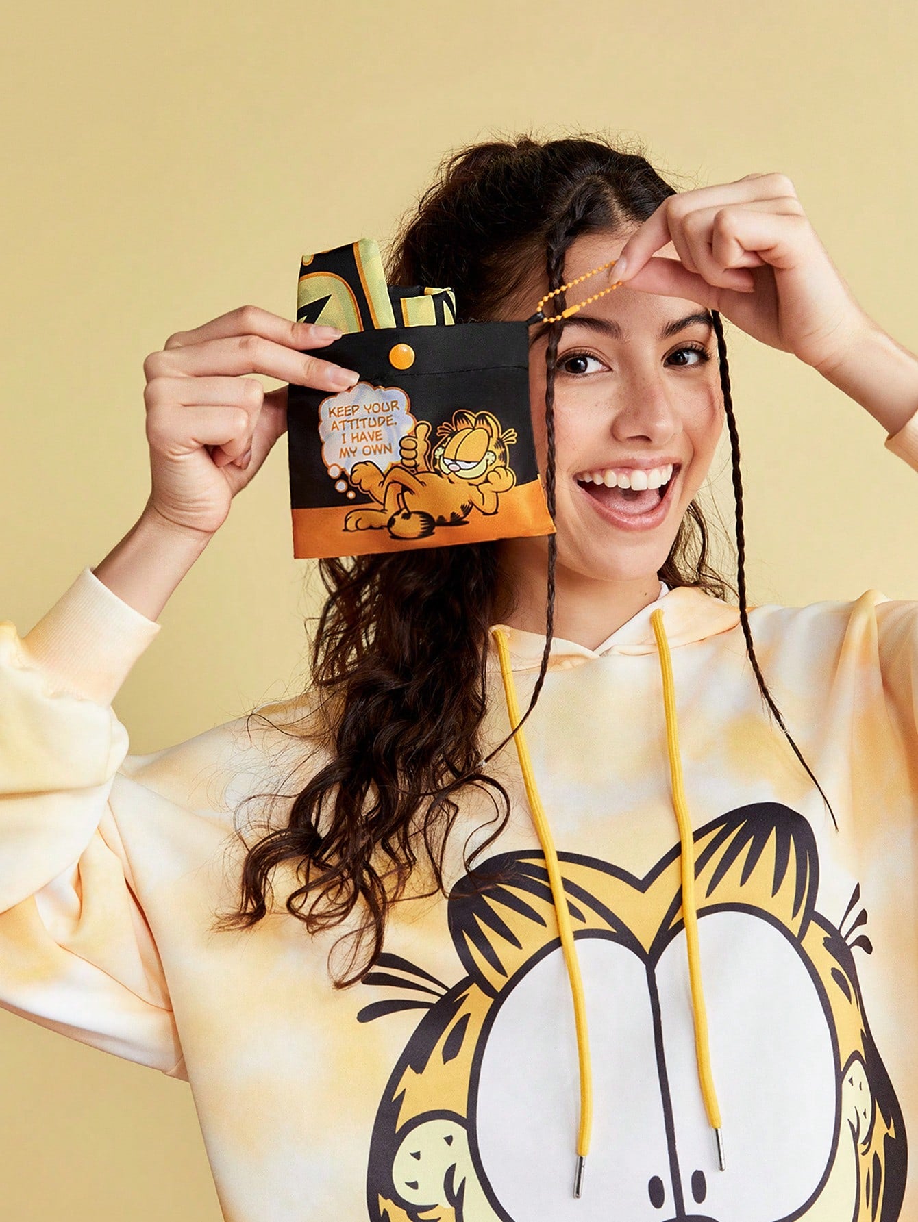 حقيبة تسوق قابلة للطي برسومات حيوانات ورسومات كرتونية