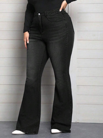 بنطلونات جينز الحريري مع بطانة حرارية للنساء