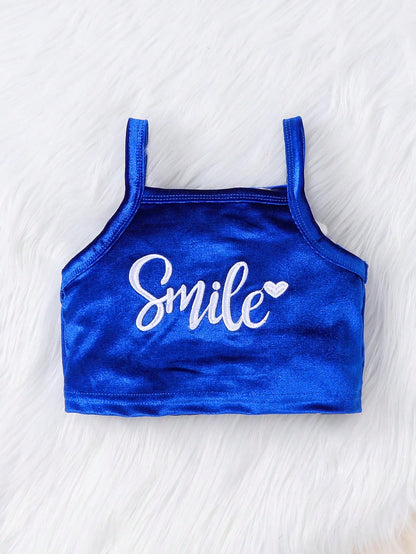 اطقم بناتي أحرف صدرية كامي مع بنطلون & سستة قبعة جاكيت