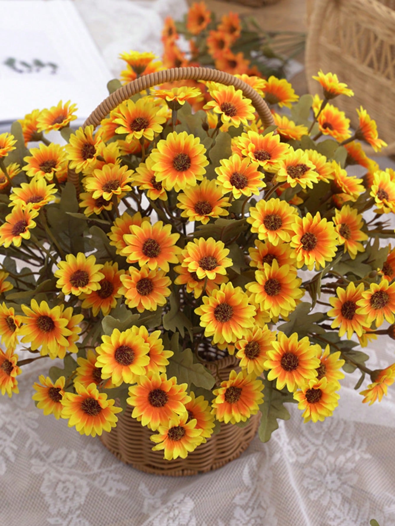 باقة أزهار الكروكس الاصطناعية