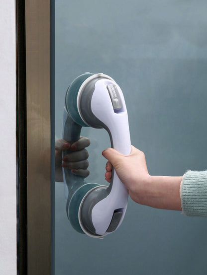 عصا قبضة حمام بمزلاج مطاطي