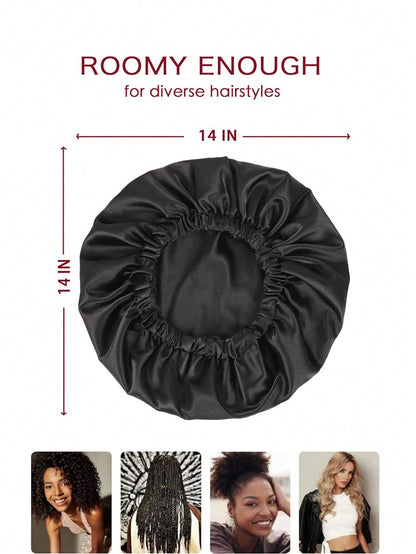 قبعة مزدوجة الطبقات من الساتان.