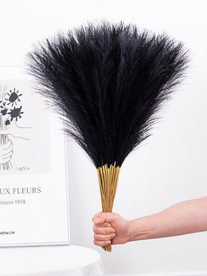 نبات ريد البامباس الاصطناعي مصنوع من قماش البوليستر ناعم وسريع