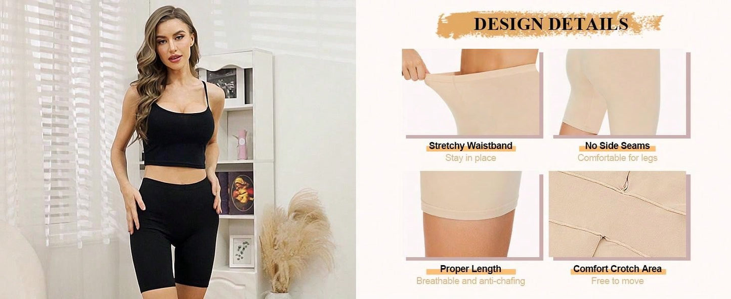 شورت للنساء ،شورت البوكسر للنساء، شورت مضاد للفرك لارتداء تحت الفساتين، شورت الدراجات للنساء