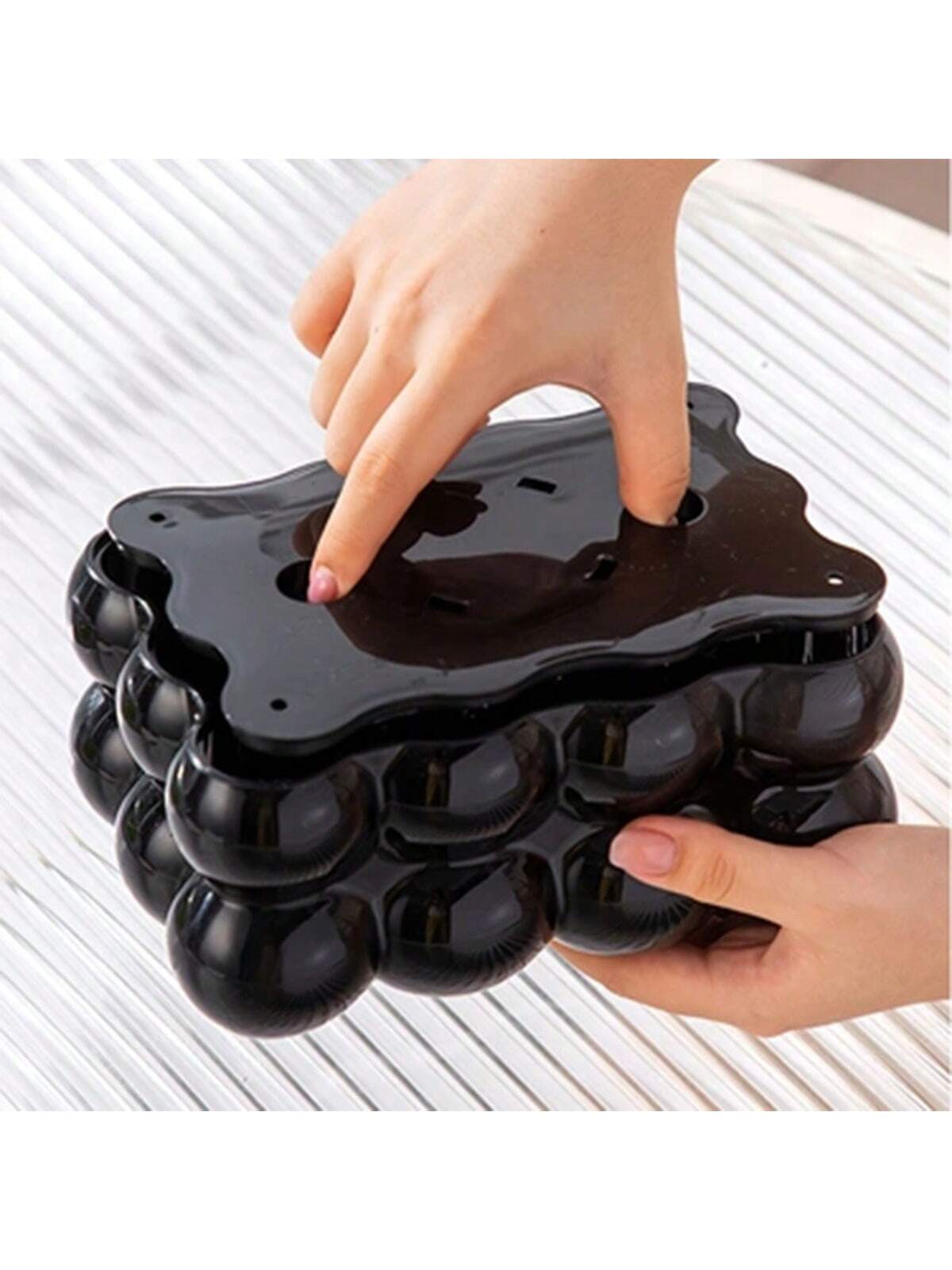 غطاء صندوق مناديل ورقية بنمط كريمي لطاولة القهوة في غرفة المعيشة، حامل أنيق للمناديل الورقية لتزيين المكتب