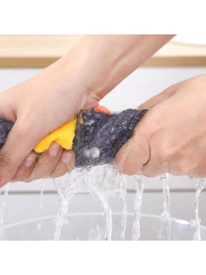 منشفة يد كبيرة على شكل بطة كرتونية من الصوف القطني للمطبخ والحمام والخارج، لا تفرز الشعر ولا تتلاشى وذات امتصاصية عالية