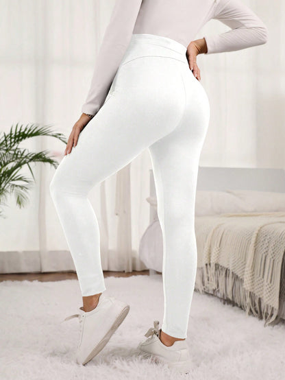 الأمومة قابل للتعديل الخصر طماق نمط القلب