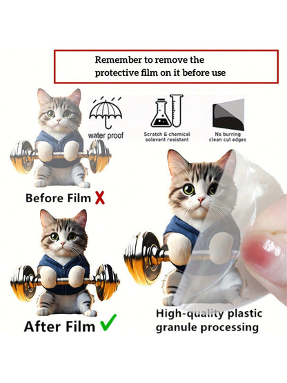 مجموعة قطعة واحدة، قلادة شجرة عيد الميلاد المضحكة للقطط، حقيبة ظهر قلادة مرآة الرؤية الخلفية للسيارة وحقيبة قلادة وإكسسوارات سلسلة المفاتيح، أفضل هدية للهالوين، مخيف، الخريف، المهرجانات، العطلات